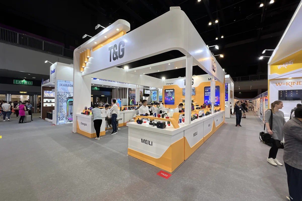 T&G booth at 2023 Hong Kong exhibition