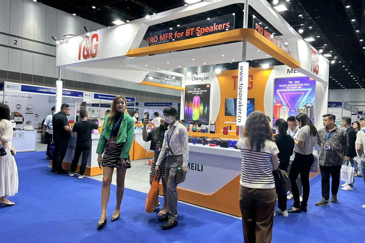 T&G Bluetooth speaker overseas market event in Thailand