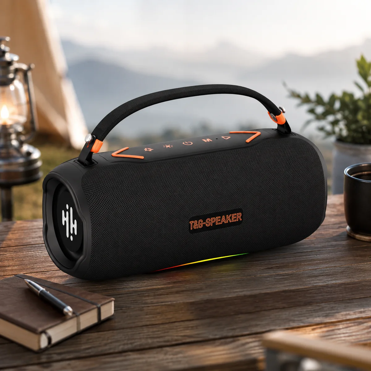 TG471 high power Bluetooth speaker outdoor scene from T&G factory
