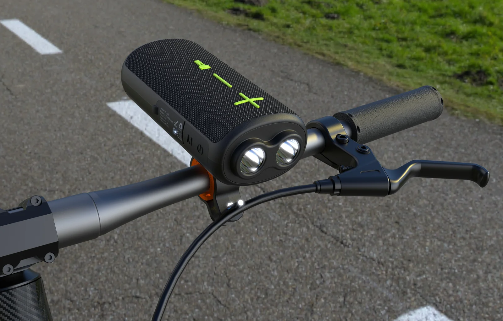 TG493 outdoor cycling Bluetooth speaker scene from T&G factory